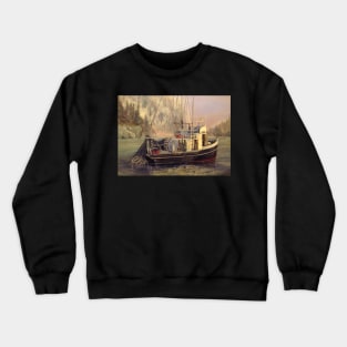 Salmon Seiner Crewneck Sweatshirt